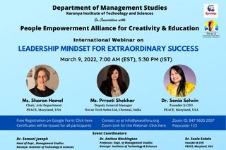 Webinar on Entrepreneurship session photo